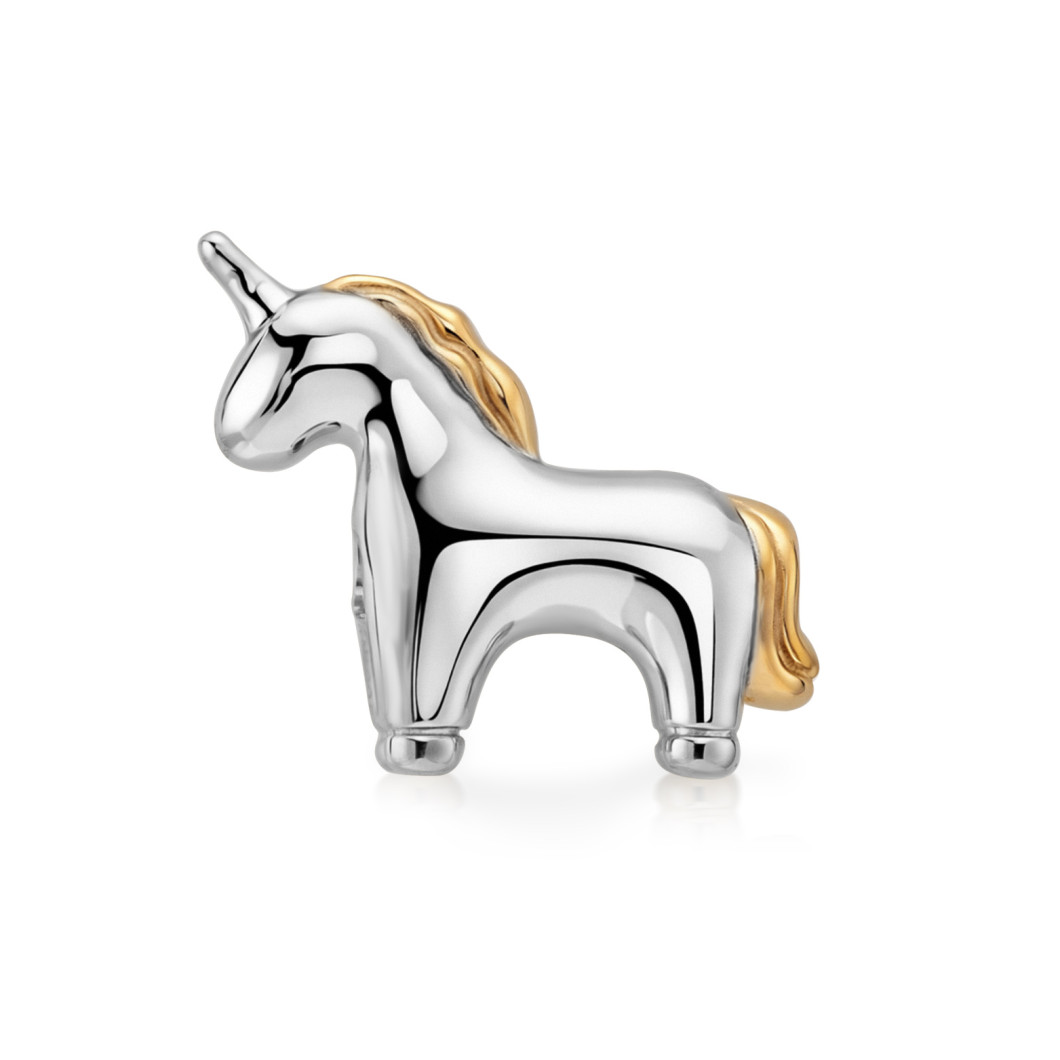 Bransoletka z charms «Jednorożec»