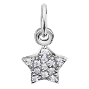 Charms na pętelce «Gwiazdka z kamyczkami»