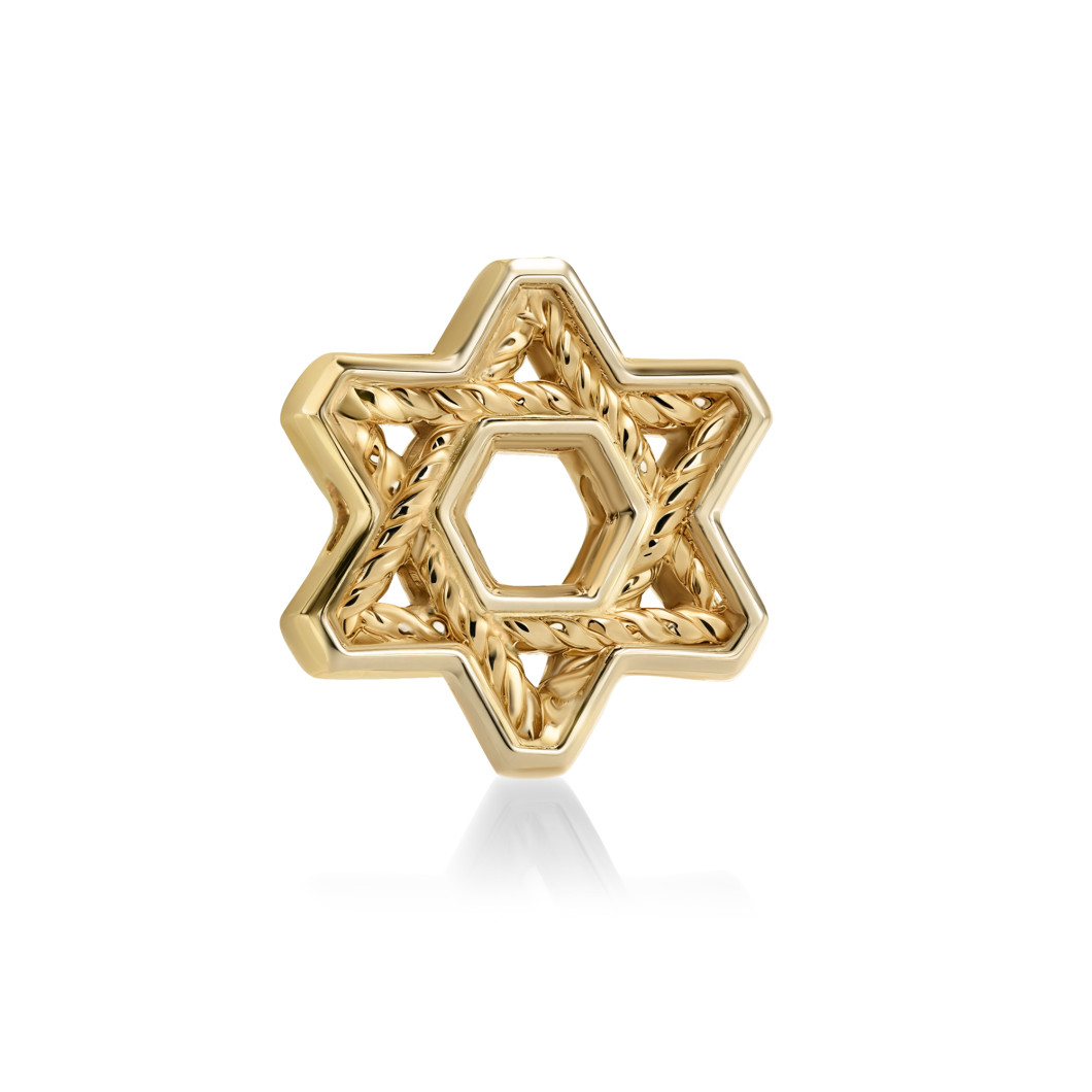Bransoletka z charms «Gwiazda Dawida»