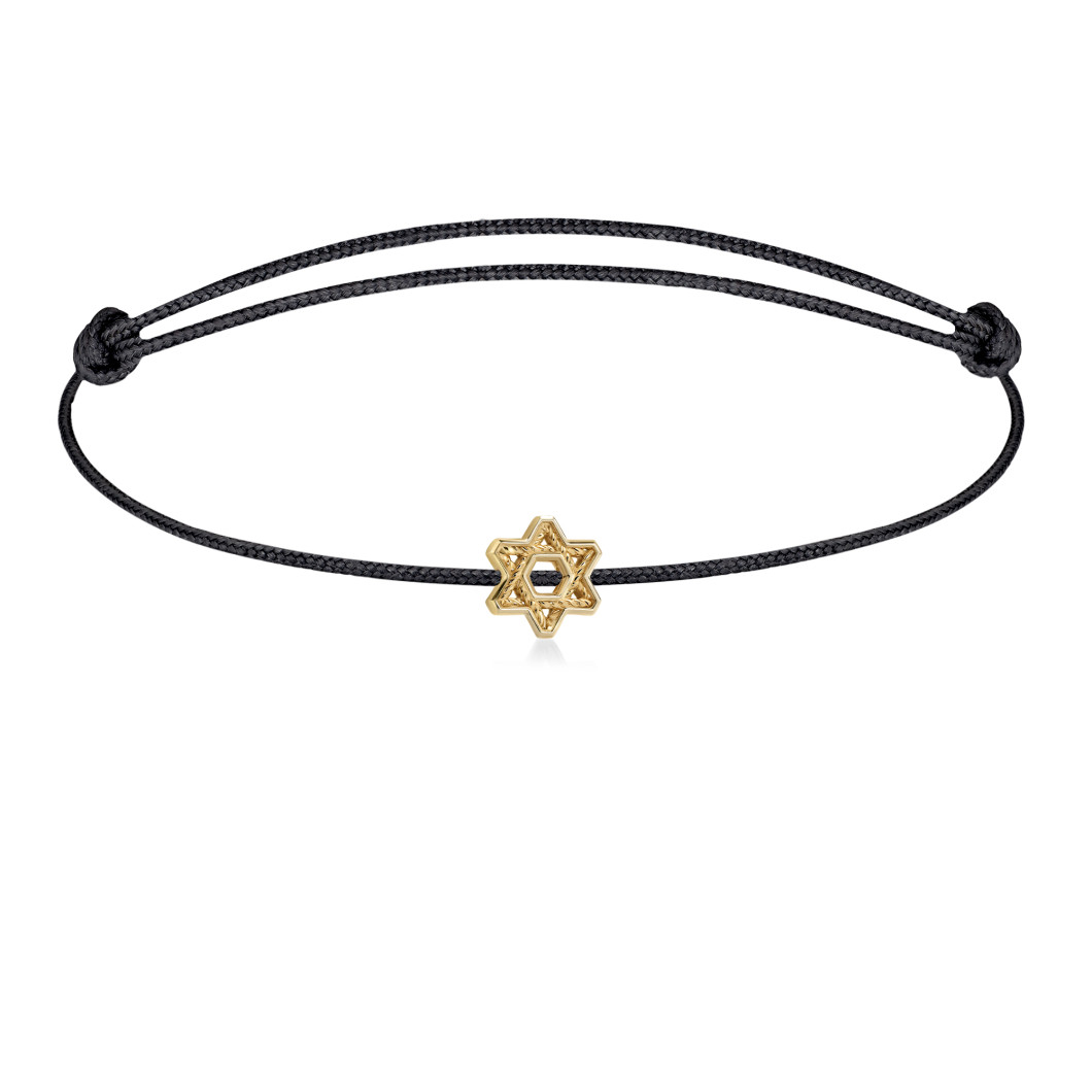 Bransoletka z charms «Gwiazda Dawida»