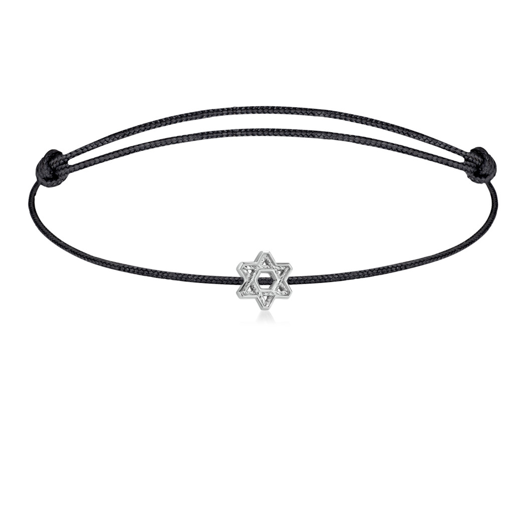 Bransoletka z charms «Gwiazda Dawida»