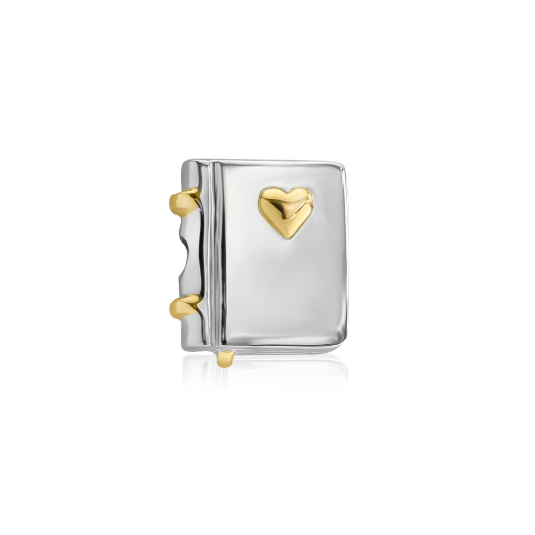 Bransoletka z charms «Książka»