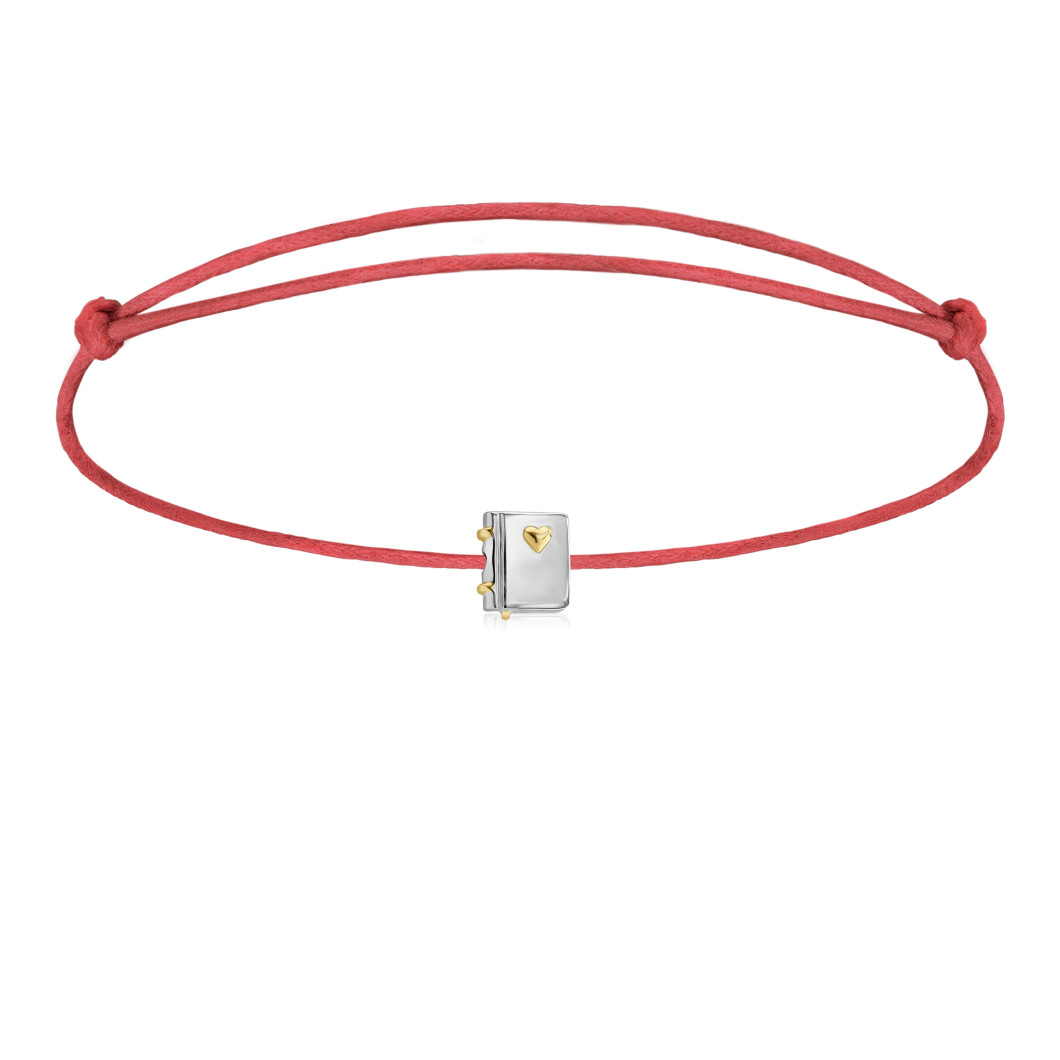 Bransoletka z charms «Książka»