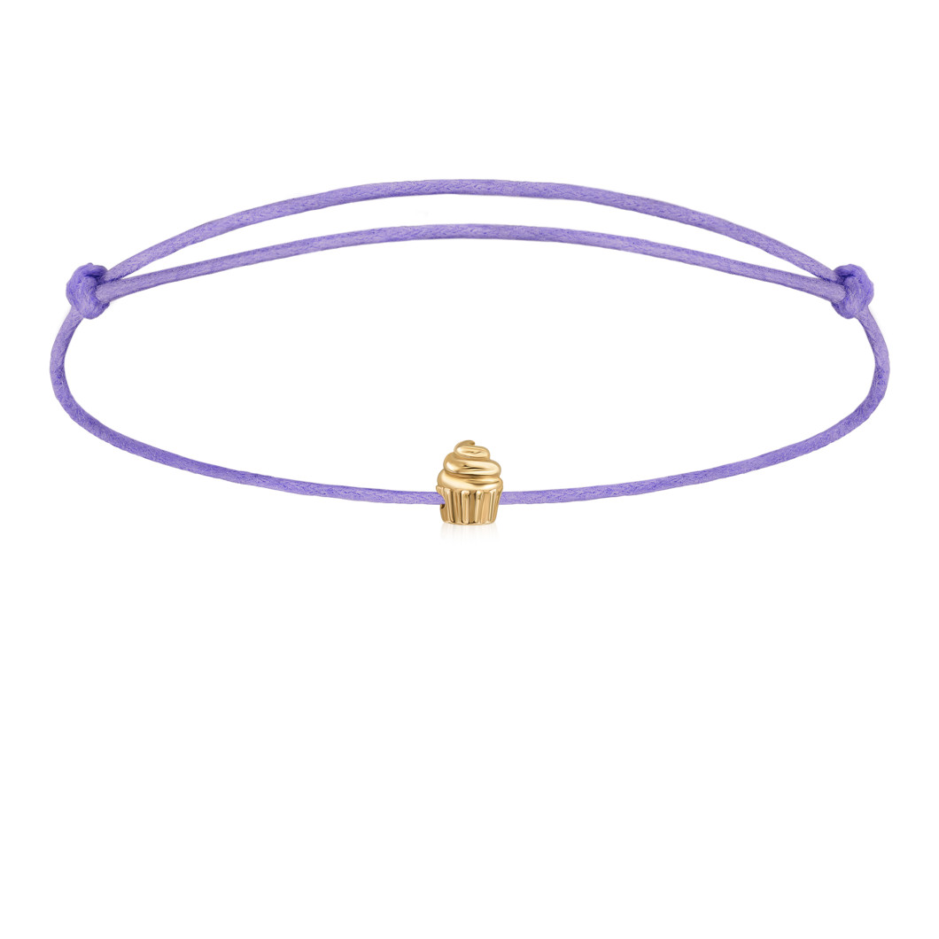 Bransoletka z charms «Babeczka»