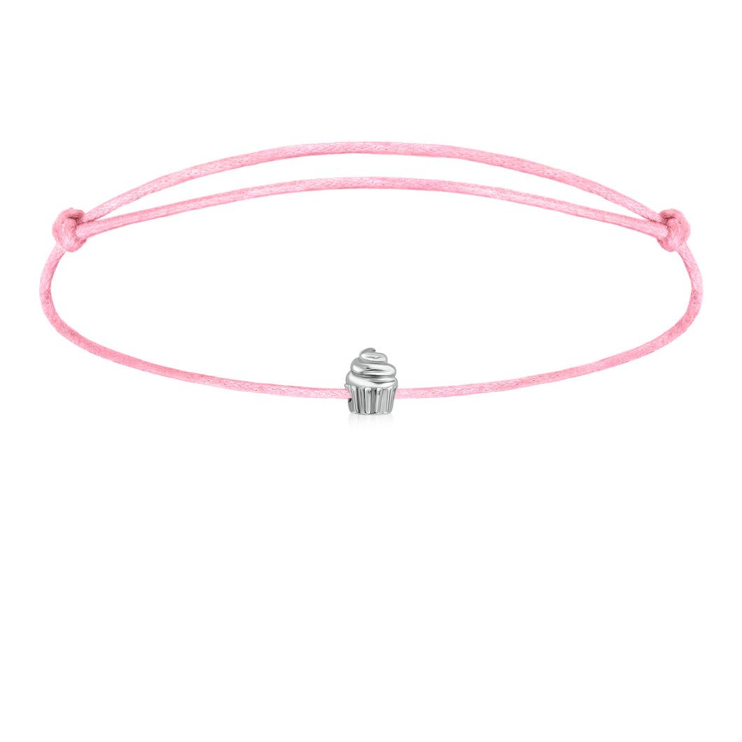 Bransoletka z charms «Babeczka»
