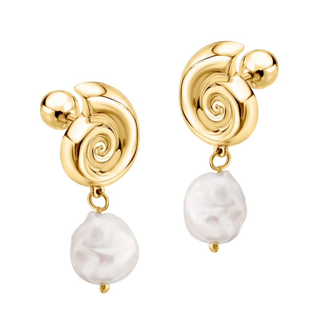 Kolczyki «Ammonites’ Pearls»