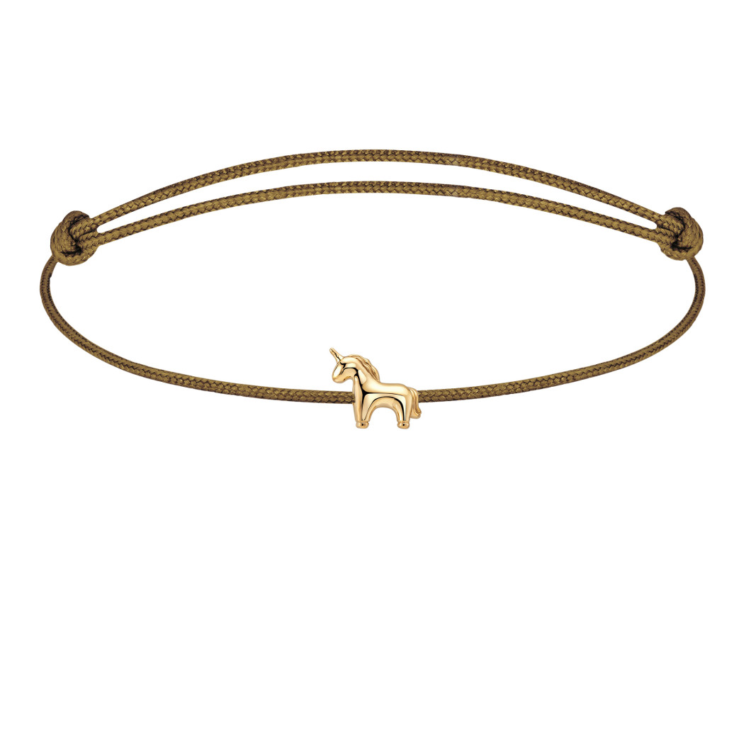 Bransoletka z charms «Jednorożec»