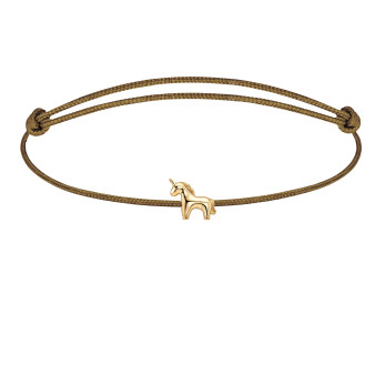 Bransoletka z charms «Jednorożec»