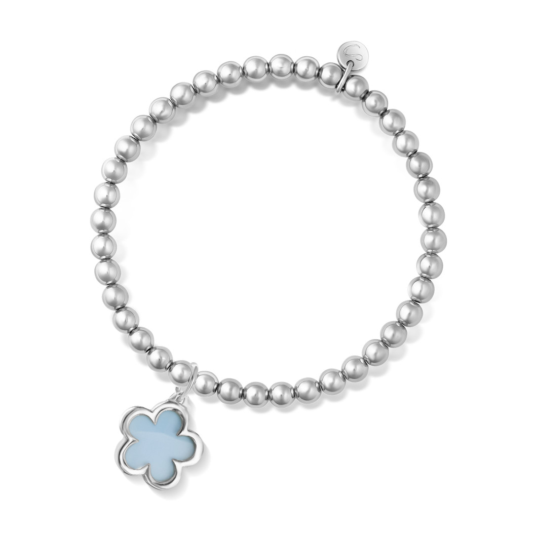 Bransoletka z koralików 4 mm z chalcedonem