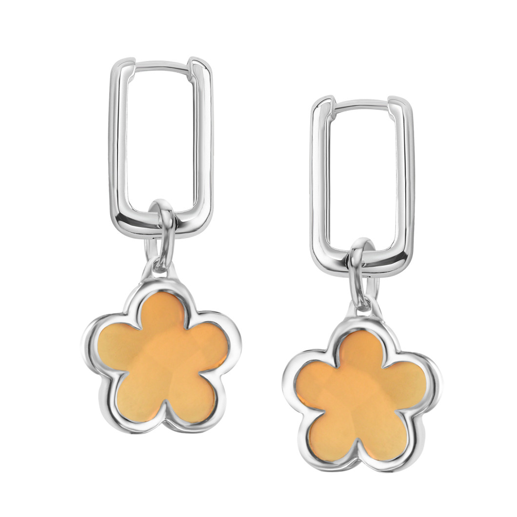 Kolczyki «Twins» mini z karneolem