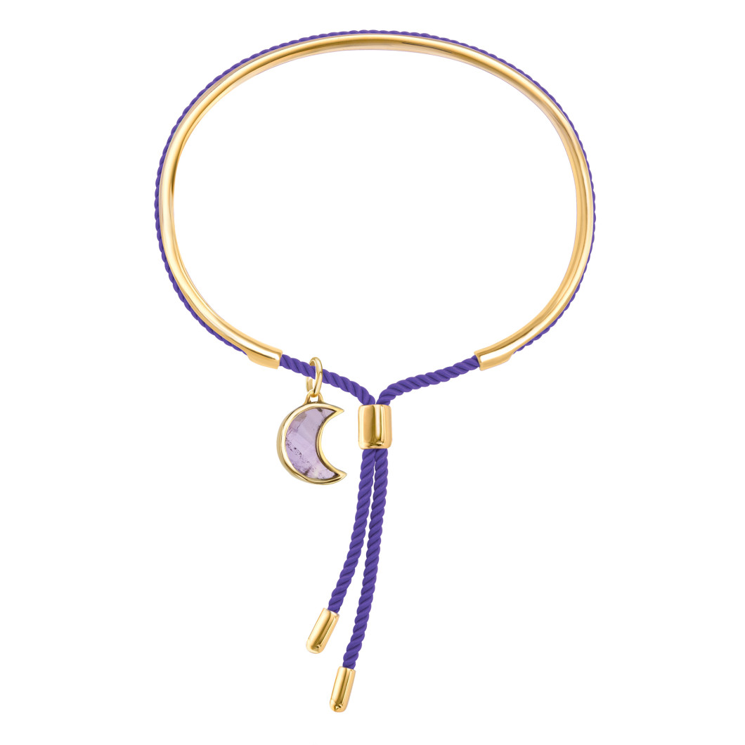 Bransoletka «Omega» z ametystem