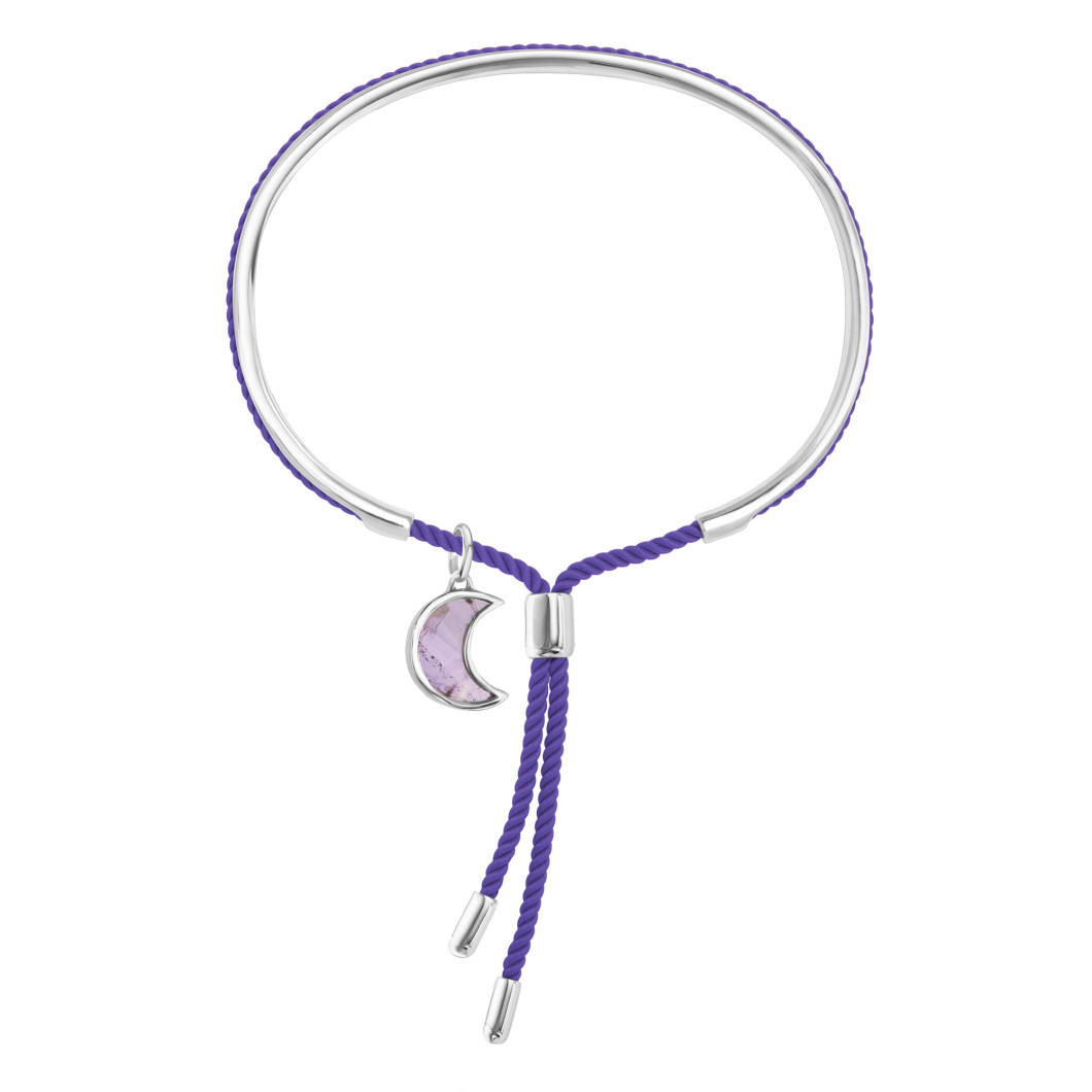 Bransoletka «Omega» z ametystem