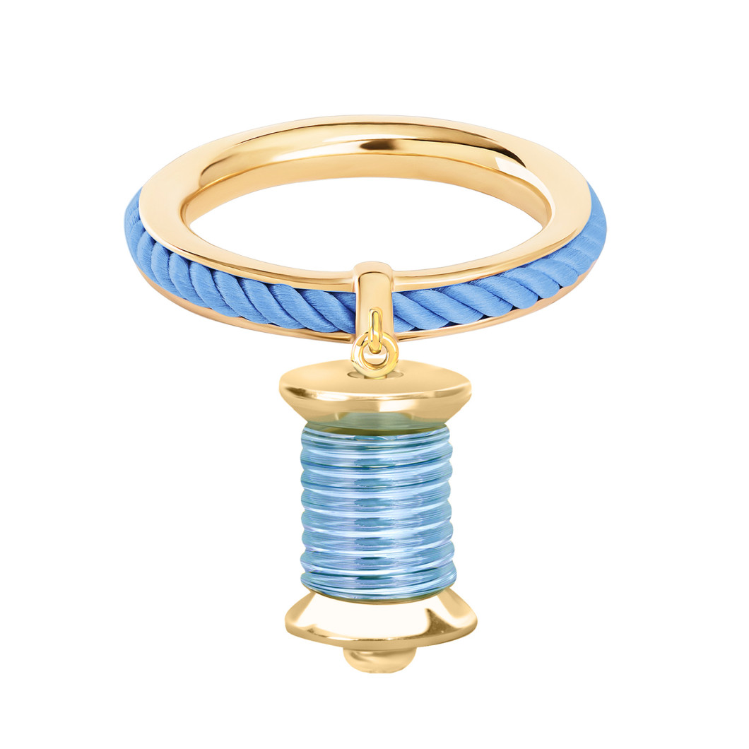 Pierścionek «Omega» z charms’em «Coil»