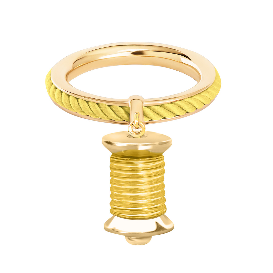 Pierścionek «Omega» z charms’em «Coil»