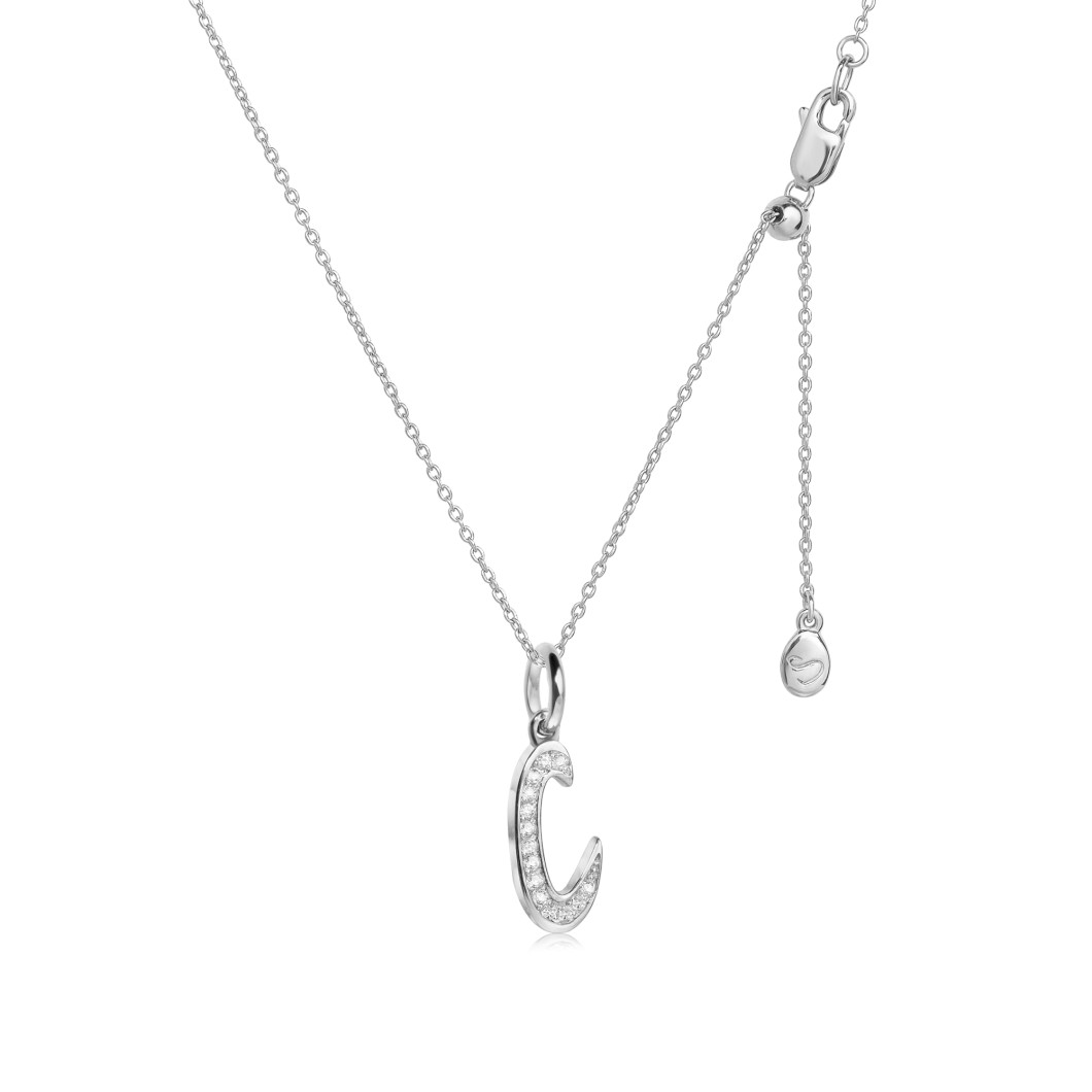 Zawieszka litera «С» srebro 925