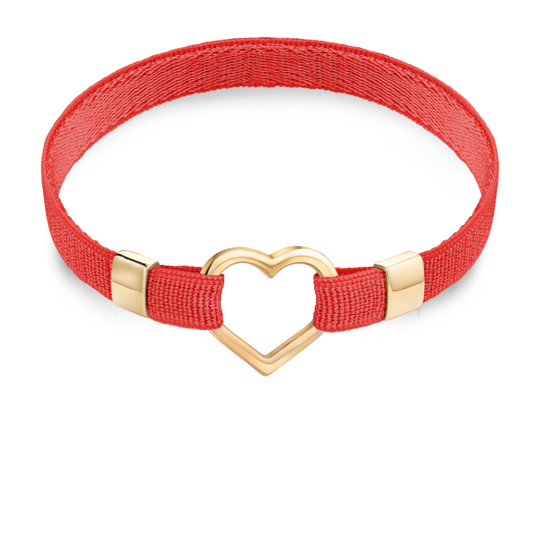 Bransoletka «Polo Heart» na wstążce