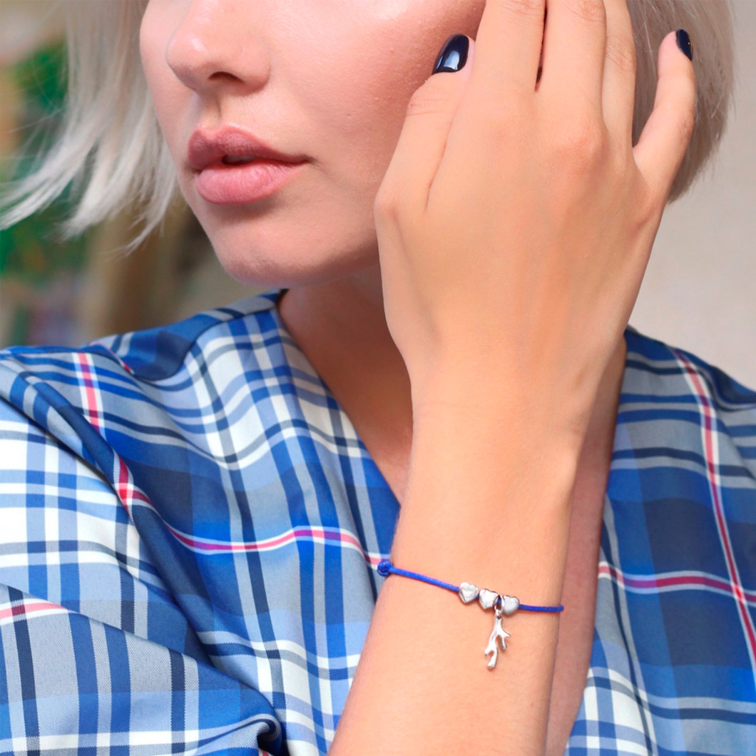 Bransoletka z zawieszką «Koral»