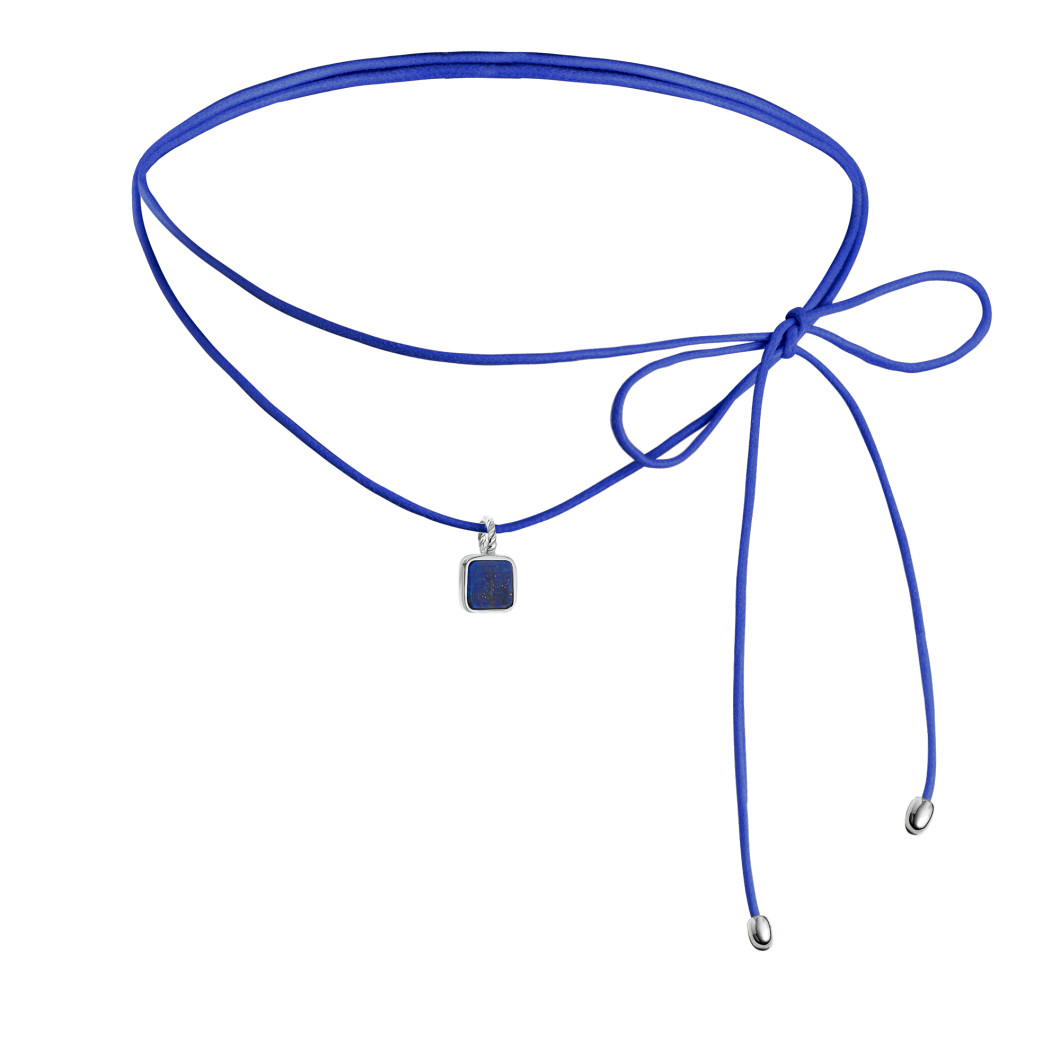 Choker «Peano» z lazurytem na lince