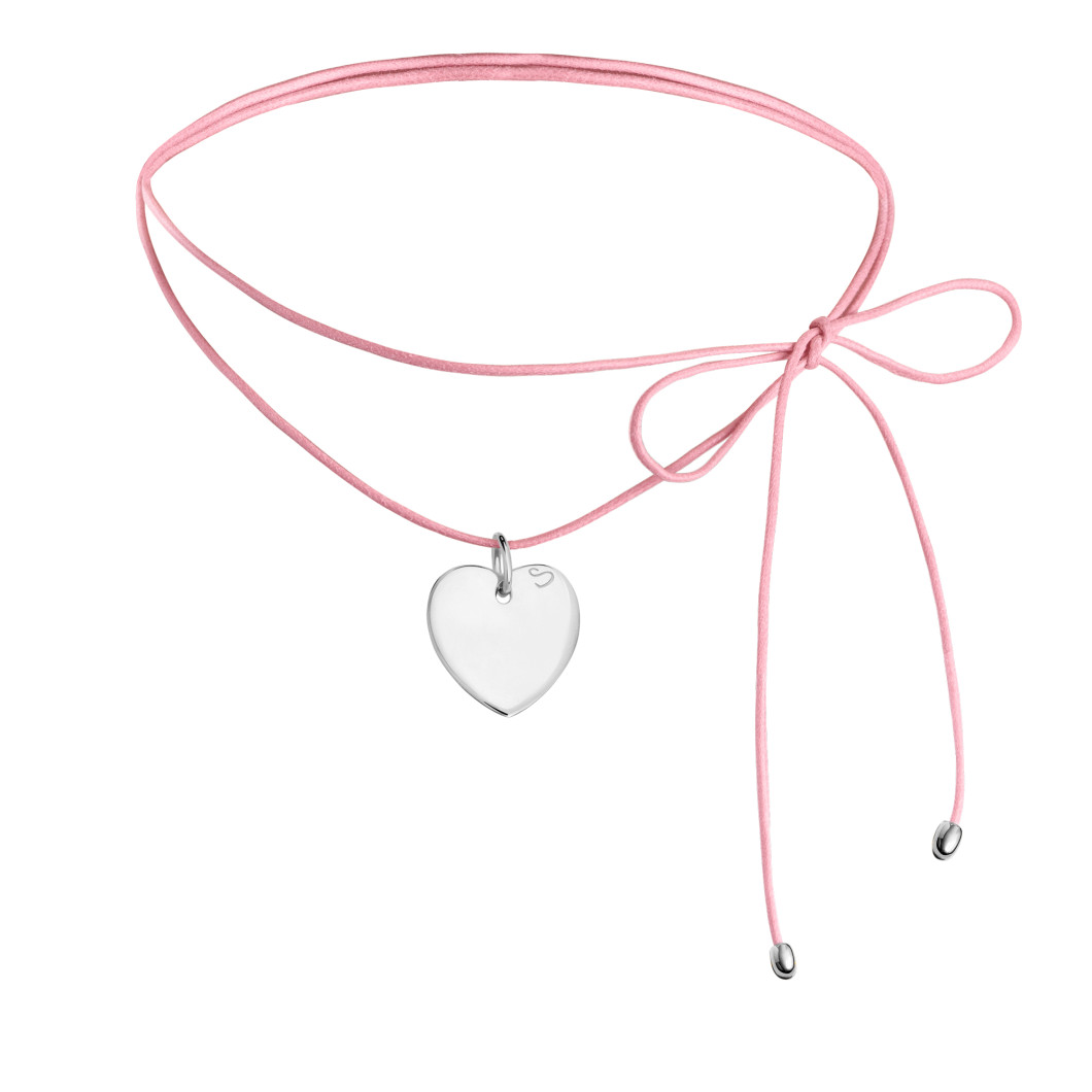 Choker «Duże serce» na lince