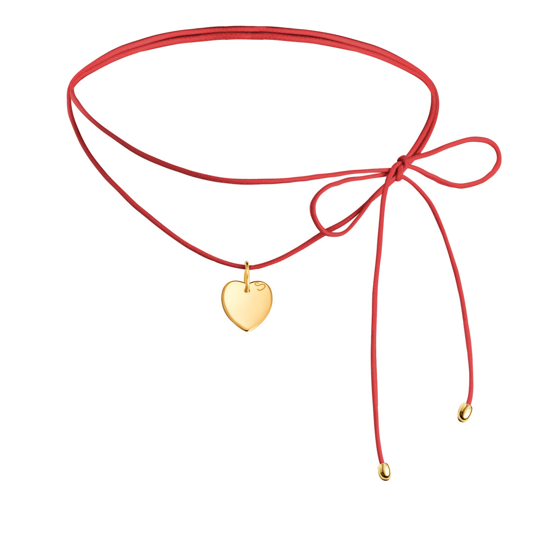 Choker «Serce mini» na lince
