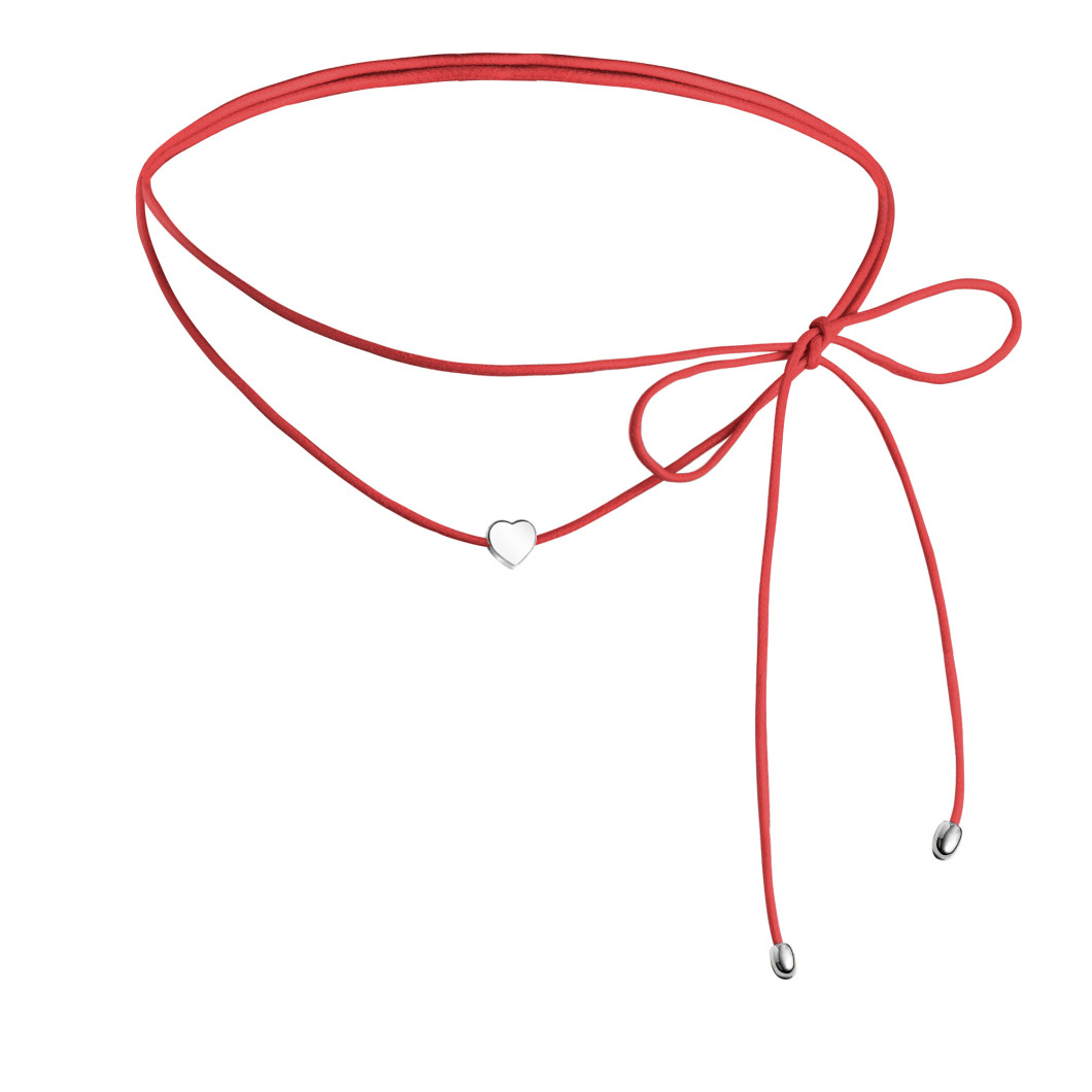 Choker z charmssem «Serce» na lince