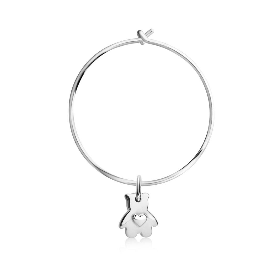 Kolczyki Kongo z zawieszką charms «Miś»
