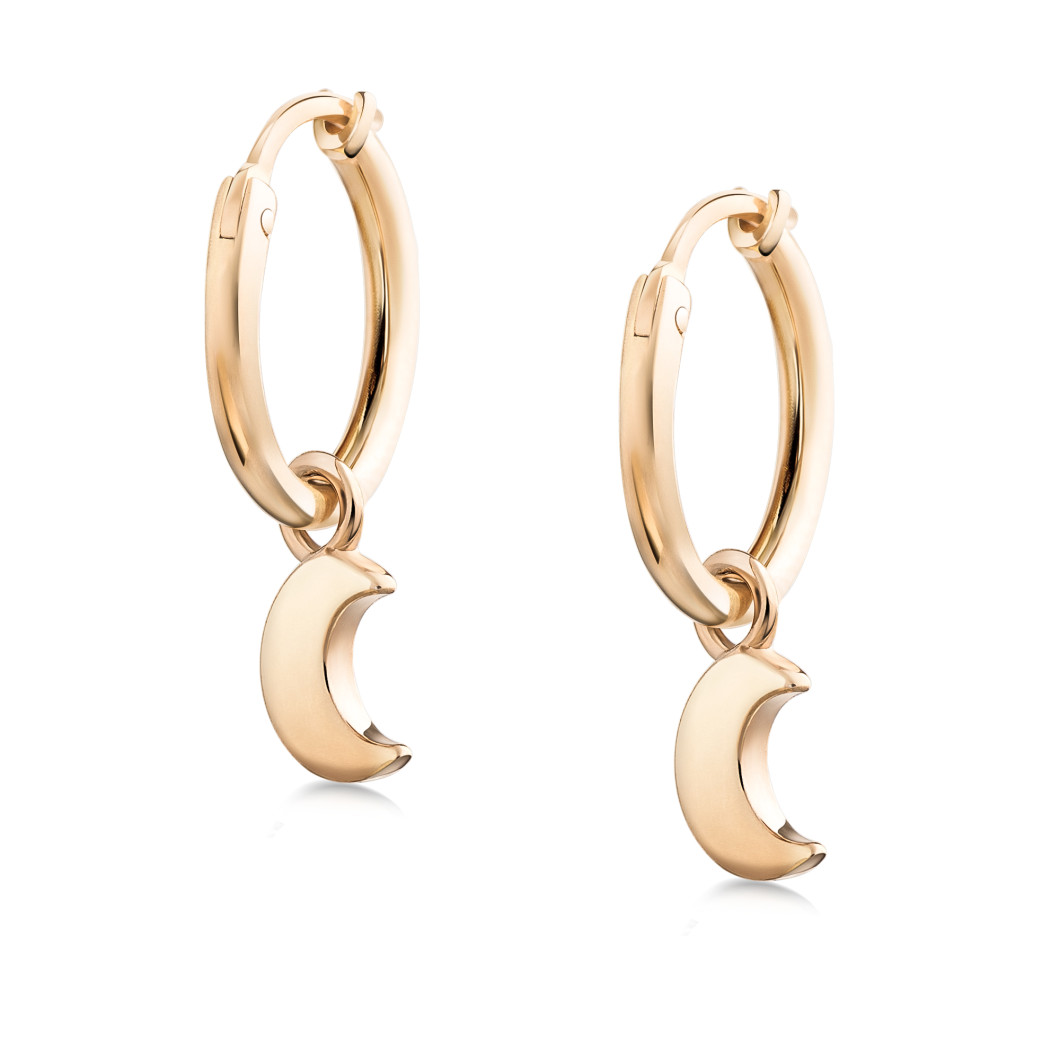 Kolczyki koła «Księżyc»