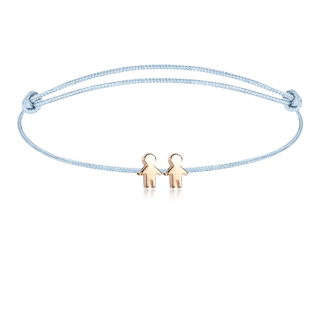 Bransoletka z charms «Dwóch chłopców»