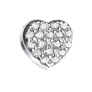 Charms «Serce z kamyczkami»
