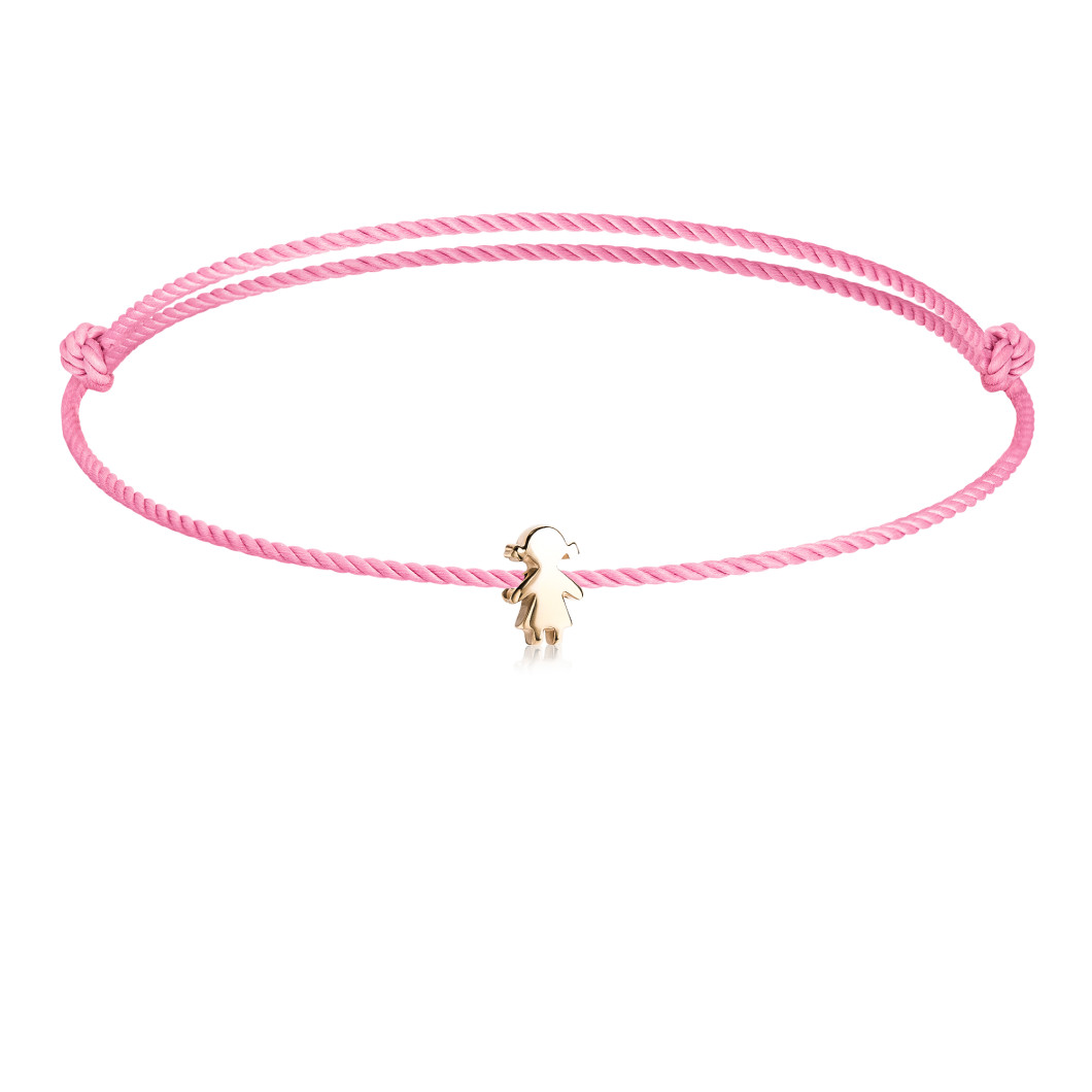 Bransoletka z charms «Dziewczynka»