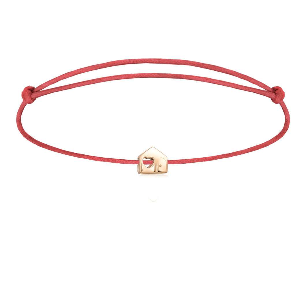 Bransoletka z charms «Domek»