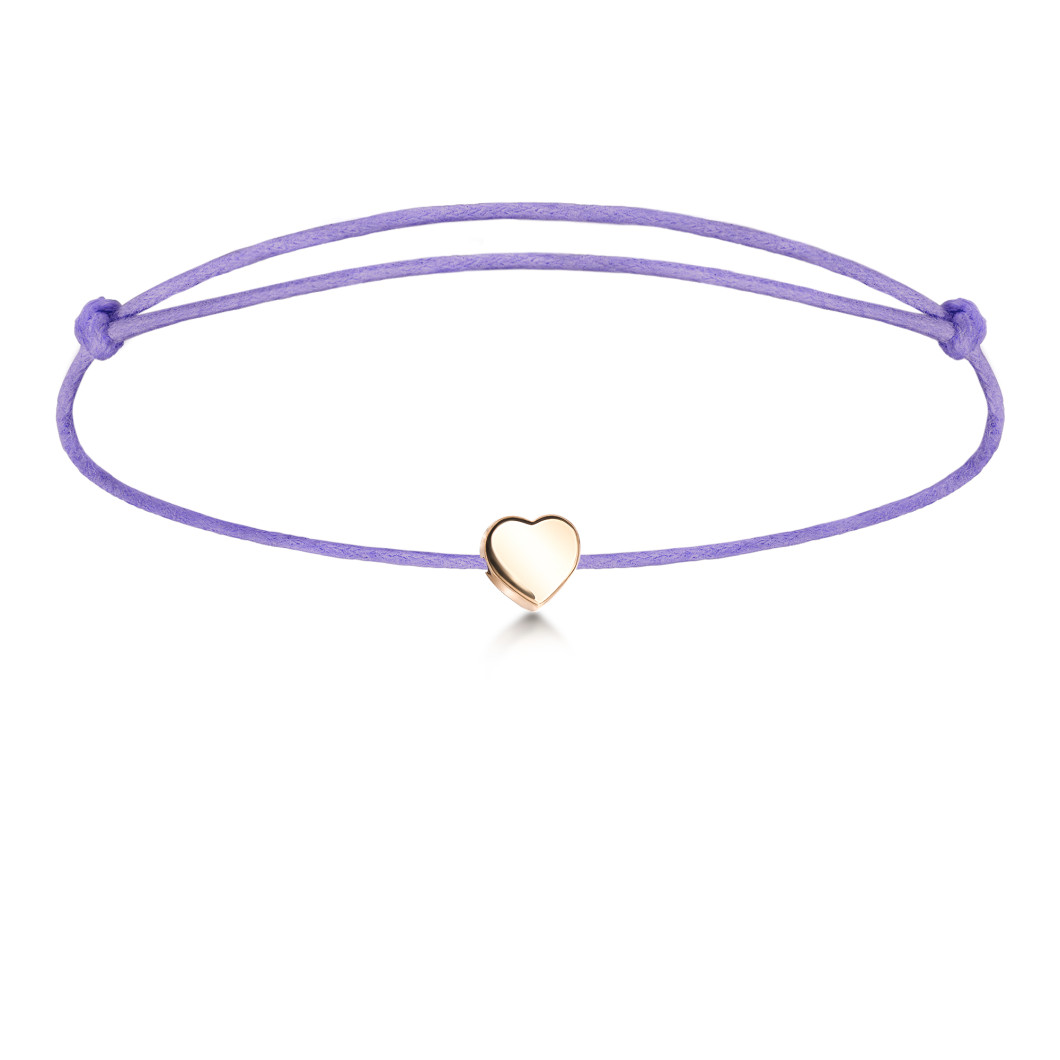 Bransoletka z charms «Serce»